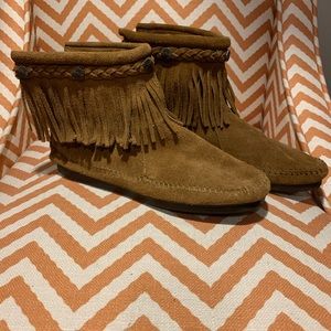 Minnetonka ankle moccasins